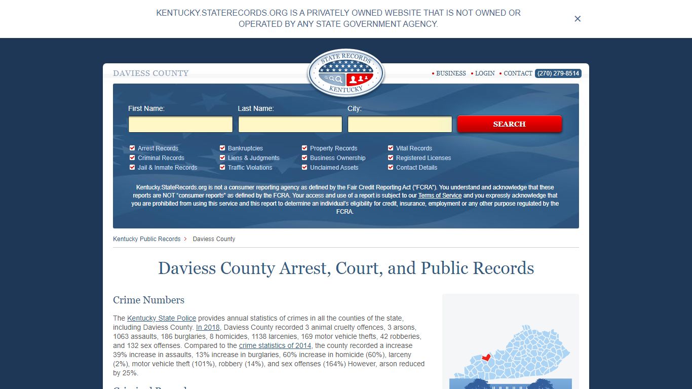 Daviess County Arrest, Court, and Public Records